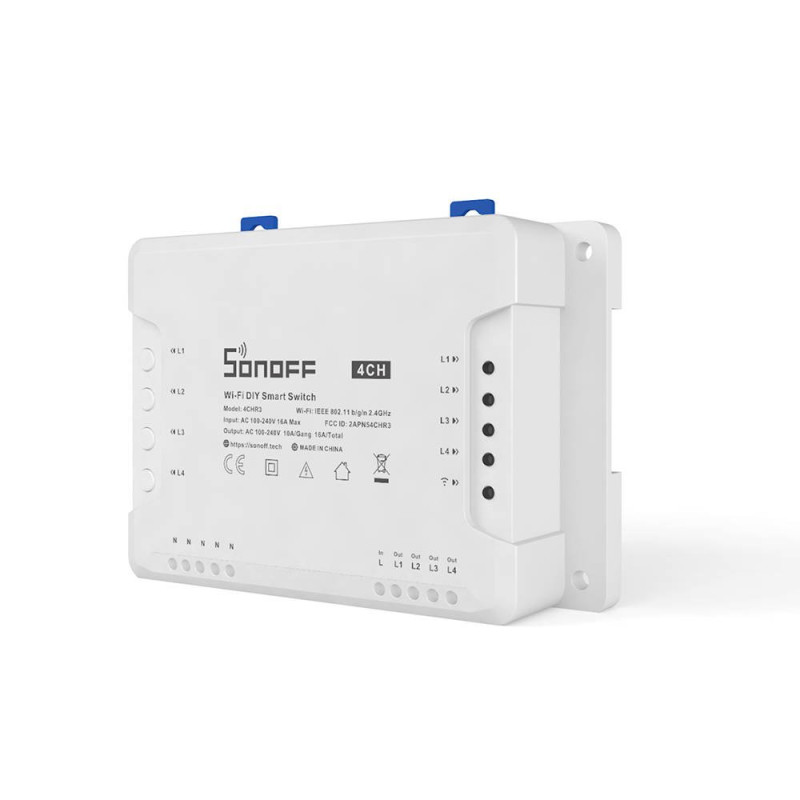 releu wireless wi-fi 4 canale sonoff 4ch r3 releu wireless wi-fi 4 canale sonoff 4ch r3