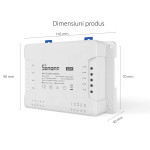 releu wireless wi-fi 4 canale sonoff 4ch r3 releu wireless wi-fi 4 canale sonoff 4ch r3