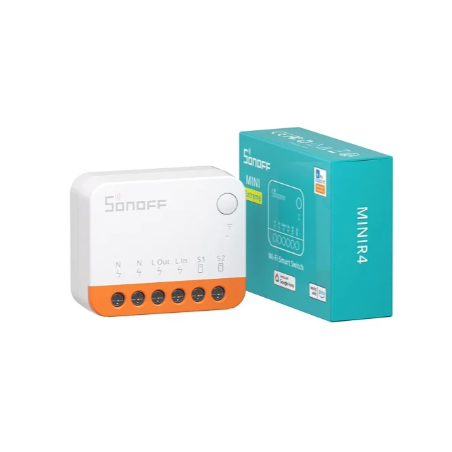 releu smart wifi sonoff minir4, 10a, 1 canal