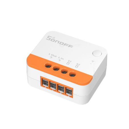 releu inteligent sonoff zbminil2 extreme, zigbee, 2 canale, functioneaza fara nul