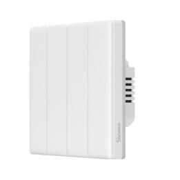 intrerupator smart sonoff t5-4c-86 wifi cu full touch (4 canale), lumina led 5a 1200w