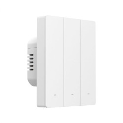 intrerupator inteligent sonoff m5-3c-80w, 3 canale, 10a, protocol matter, alb