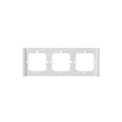 cadru triplu de montare sonoff m5-80 pentru instalarea intrerupatoarelor de perete, alb