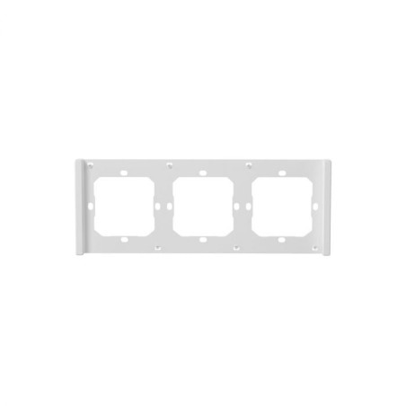 cadru triplu de montare sonoff m5-80 pentru instalarea intrerupatoarelor de perete, alb