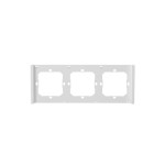 cadru triplu de montare sonoff m5-80 pentru instalarea intrerupatoarelor de perete, alb