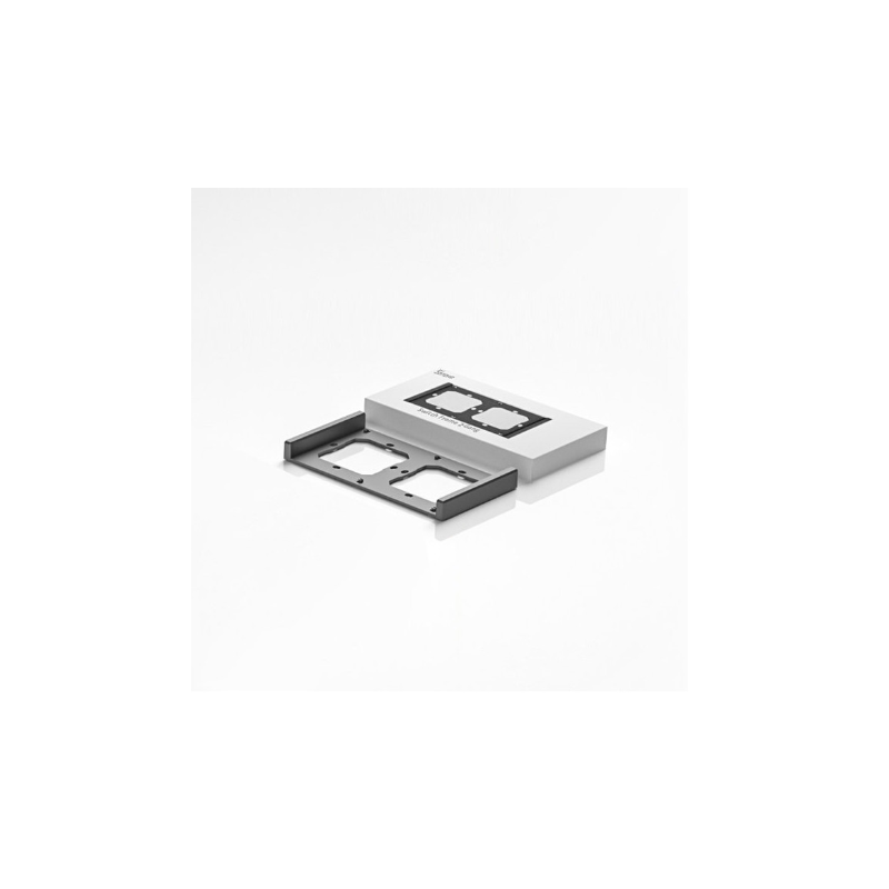 cadru dublu de montare sonoff m5-80 pentru instalarea intrerupatoarelor de perete - alb