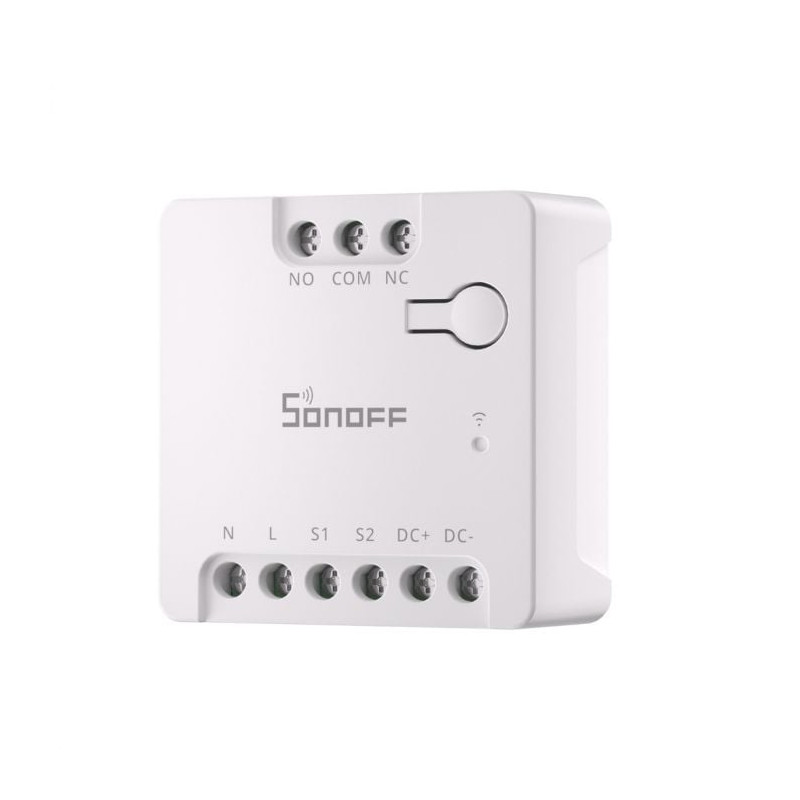 releu smart wifi sonoff mini-d, 2a, 1 canal , contact uscat ac-dc , matter support