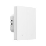 intrerupator inteligent sonoff zbm5-2c-80w, 2 canale, 10a, zigbee, alb