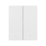 intrerupator inteligent sonoff zbm5-2c-80w, 2 canale, 10a, zigbee, alb