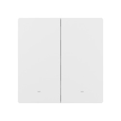 intrerupator inteligent sonoff zbm5-2c-86w, 2 canale, 10a, zigbee, alb