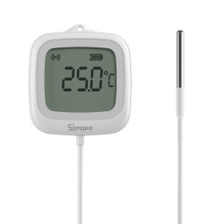 senzor de temperatura si umiditate sonoff snzb-02ld, zigbee 3.0