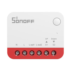 sonoff zigbee smart roller shutter switch mini-zbrbs ,   modul inteligent zigbee pentru controlul jaluzelelor, draperiilor si ru