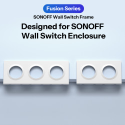 sonoff ef3g ,   rama pentru intrerupator smart orb, 3 posturi