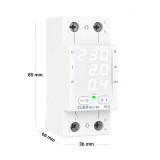Releu multifuncțional ZUBR MF2-50, Protectie tensiune, curent și putere 1-50 Amperi
