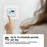 
                
    termostat programabil terneo pro dry contact - 16a/3000va, montaj in doza de aparat, 5+2 programe saptaman