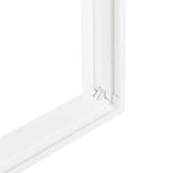 rama pvc panel panou slim/backlit 595x595x50mm, alb, novelite