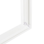 rama pvc panel panou slim/backlit 595x595x50mm, alb, novelite rama pvc panel panou slim/backlit 595x595x50mm, alb, novelite