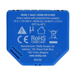 pachet de 2 relee shelly 1 gen3