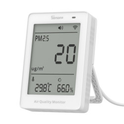 sonoff airguard pm2.5/pm10 - monitor inteligent al calitatii aerului cu matter over wi-fi (sawf-07p)