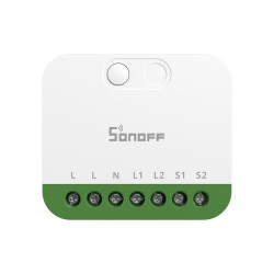 sonoff mini-2gs - releu inteligent mini zigbee 3.0, 10a, montaj in doza si control dual