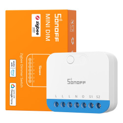 sonoff mini extreme zigbee dimmer switch - modul dimmer inteligent zigbee pentru iluminat (mini-zbdim)