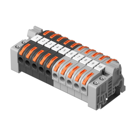sonoff din rail wire connectors d211 - bloc terminal cu parghie pentru sina din, conectare rapida