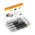 sonoff din rail wire connectors d211 - bloc terminal cu parghie pentru sina din, conectare rapida sonoff din rail wire connectors d211 - bloc terminal cu parghie pentru sina din, conectare rapida