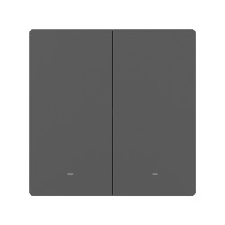 sonoff m5-2c-86m - intrerupator inteligent dublu cu buton fizic, 2 canale, protocol matter, seria switchman
