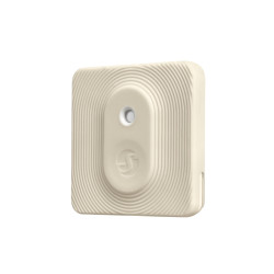shelly blu h&t zb ivory - senzor inteligent de temperatura si umiditate, zigbee 3.0, autonomie 3 ani