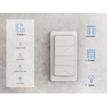 shelly blu rc button 4 zb - telecomanda inteligenta zigbee 3.0, 4 butoane, control scene si dispozitive