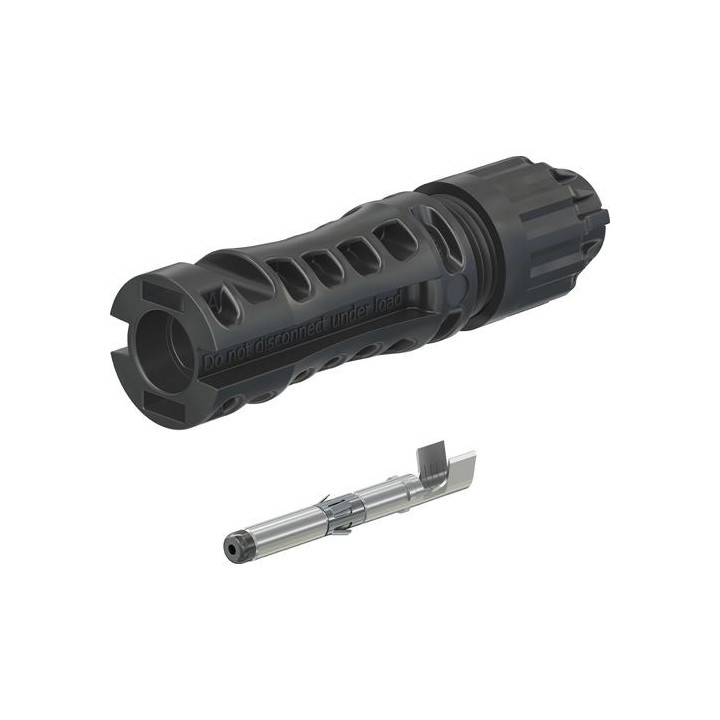 MC4-Evo 2 plug, 4.0-6.0 mm², cable Ø 4.7-6.4 mm, 1.5 kV, 45 A, 32.0317P0001