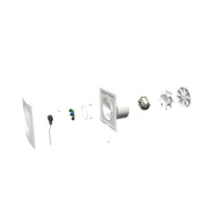 ventilator baie slim 5c mrh- ventilator de extractie cu clapeta antiretur d 125 si functie de control fusion logic 1.1