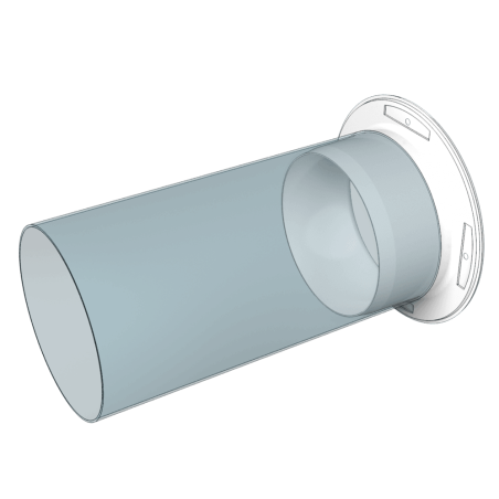 flansa tubulatura o160mm, pvc