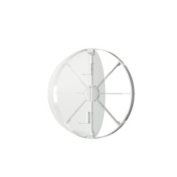 clapeta antiretur pentru ventilator baie o125mm, plastic alb