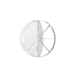clapeta antiretur pentru ventilator baie o125mm, plastic alb