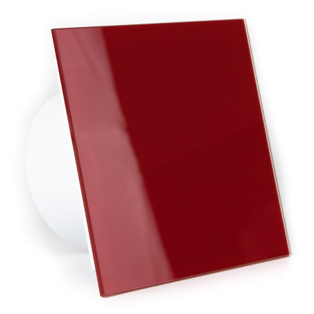 panou frontal din sticla pentru ventilator baie drim red