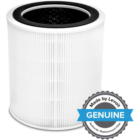 filtru rezerva pentru purificator de aer levoit lv-h135, filtrare 360 °, 3-in-1, pre filtru, filtru hepa si filtru carbon activ