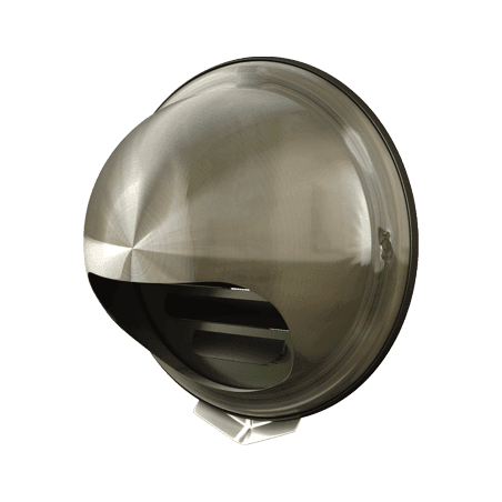 grila ventilatie o100 cu protectie ploaie si plasa antiinsecte, metal