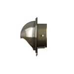 grila ventilatie o100 cu protectie ploaie si plasa antiinsecte, metal grila ventilatie o100 cu protectie ploaie si plasa antiinsecte, metal