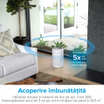 purificator de aer levoit core 300 true hepa, carbon activ, super silent, ozone free, 3 trepte de viteza, panou comanda touch sc