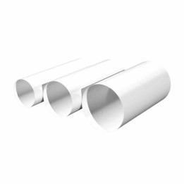tub circular ventilatie (1m), o125mm, pvc