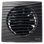 ventilator baie silent 5c matt black, super silent, clapeta antiretur, motor long life 40000h, debit 180mc/h, o125mm , matt bla