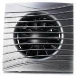 ventilator baie silent 5c, super silent, clapeta antiretur, motor long life 40000h, debit 180mc/h, o125mm, gray metal