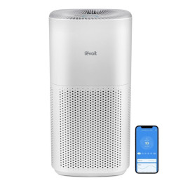 purificator de aer smart levoit core 600s wi-fi, filtru 3 in 1 true hepa, senzor calitate aer, mod auto, alexa, google home, pan