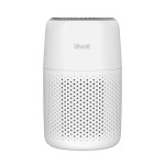 purificator de aer levoit core mini, filtru 3 in 1 true hepa, panou comanda touch screen, alb