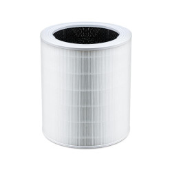 filtru purificator de aer levoit core600s, filtrare 360°, 3-in-1, pre-filtru, filtru hepa si filtru carbon activ