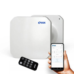 bsk zephyr sistem de ventilatie cu recuperare de caldura si flux alternativ, control wi-fi, senzori de temperatura & umidita