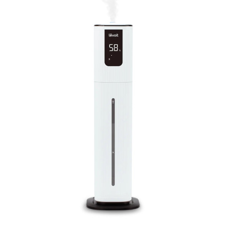 umidificator levoit - oasismist 1000s smart ultrasonic cool mist tower, autonomie 100 ore, control voce , telecomanda, rezervor 