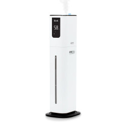 umidificator levoit - oasismist 1000s smart ultrasonic cool mist tower, autonomie 100 ore, control voce , telecomanda, rezervor 