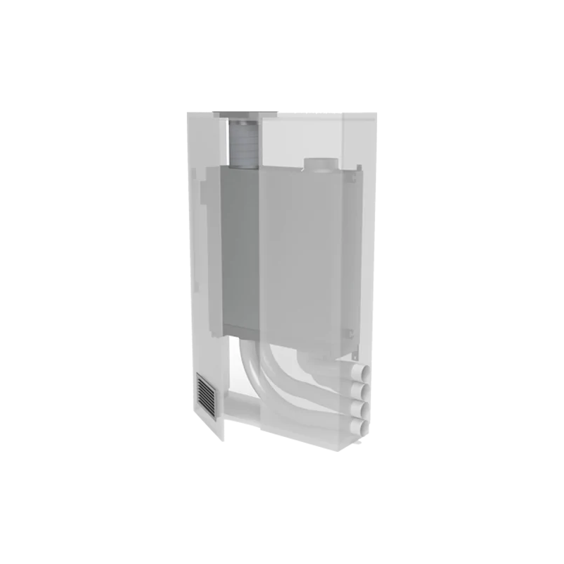 helty flow 1000 steel - montaj tavan sau perete (1000 m³/h)